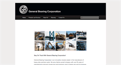 Desktop Screenshot of generalbearingcorp.com